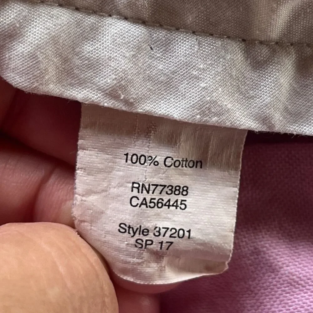 J.Crew Sunwashed Oxford Cotton Shorts - Light Pink - Men's Size 31W